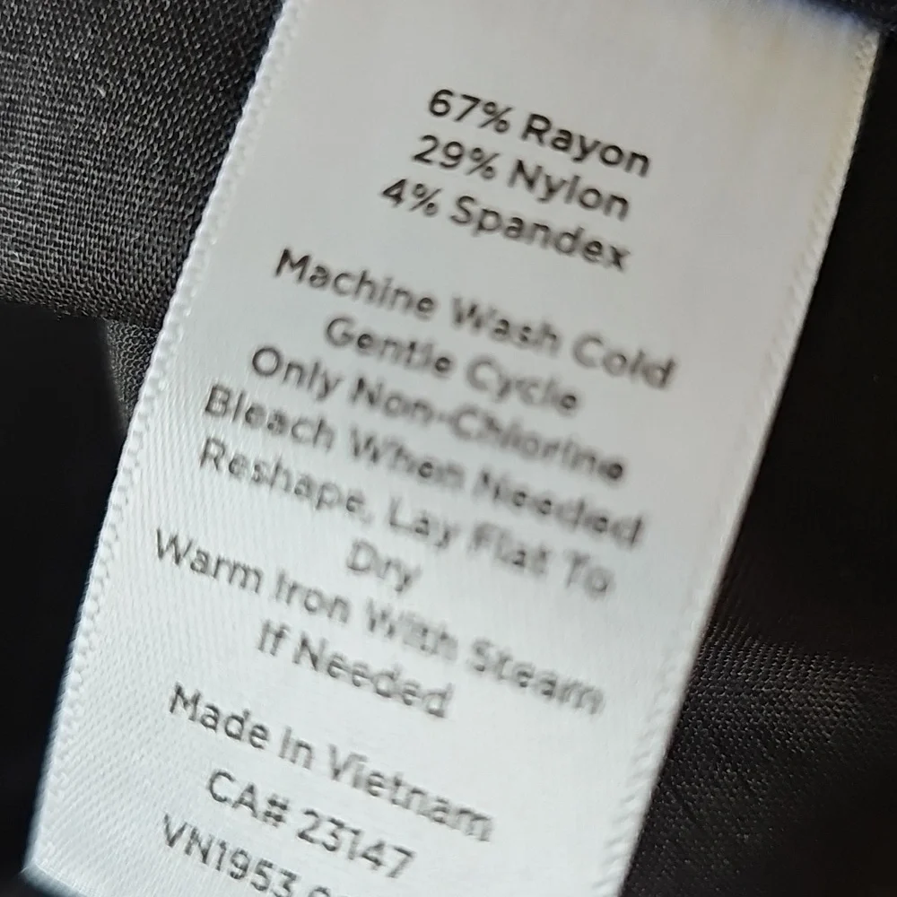 Talbots Soho 5-Pocket Jet Black Leggings.
